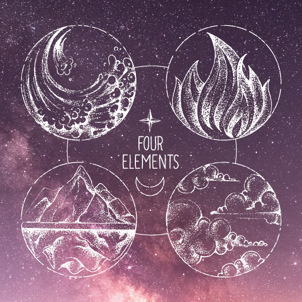 The Elements of Nature - Alchemy tile Shakti Durga-